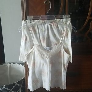 Pretty Lacey motherwear PJ set